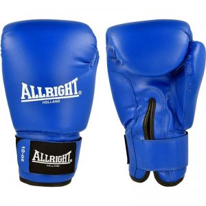 Rękawice bokserskie Allright PVC 10 oz niebieskie