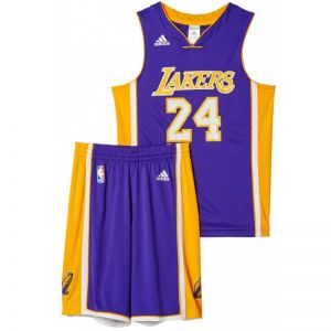 Komplet koszykarski adidas Los Angeles Lakers Kobe Bryant M Replica Junior AC0558