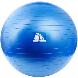 Piłka fitness Meteor 65 cm z pompką niebieska 31133