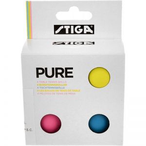 Piłeczki do tenisa stołowego STIGA Pure Color 4 szt