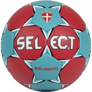 Piłka ręczna SELECT Mundo 3 czerwono-turkusowa