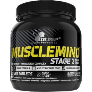 Musclemino™ Stage 2 Mega Tabs Olimp 300 tabletek + GRATISY
