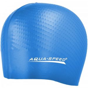 Czepek pływacki Aqua-Speed silikonowy Biomassage New 01 niebieski