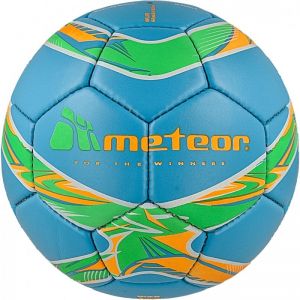 Piłka nożna Meteor 360 Shiny niebieska HS 00077