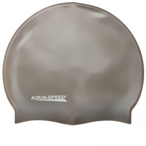 Czepek pływacki Aqua-Speed silikonowy Mega 19 szary
