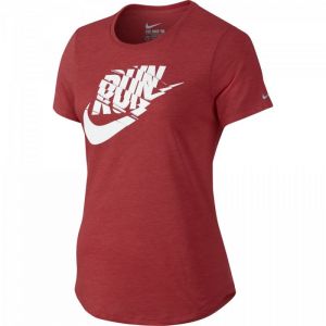 Koszulka biegowa Nike Run P Orgametric Swoosh TEE W 776636-672