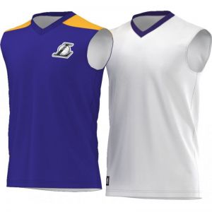 Koszulka dwustronna koszykarska adidas Los Angeles Lakers Y Summer Run Junior AO2167