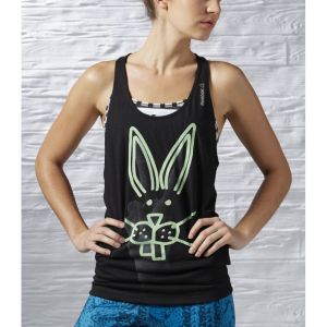 Koszulka treningowa Reebok Yoga Rabbit W AJ1156