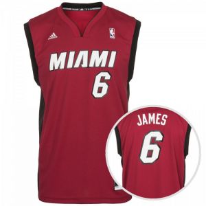 Koszulka koszykarska adidas Replica Miami Heat LeBron James M L71398