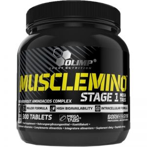 Musclemino™ Stage 1 Mega Tabs Olimp 300 tabletek + GRATISY